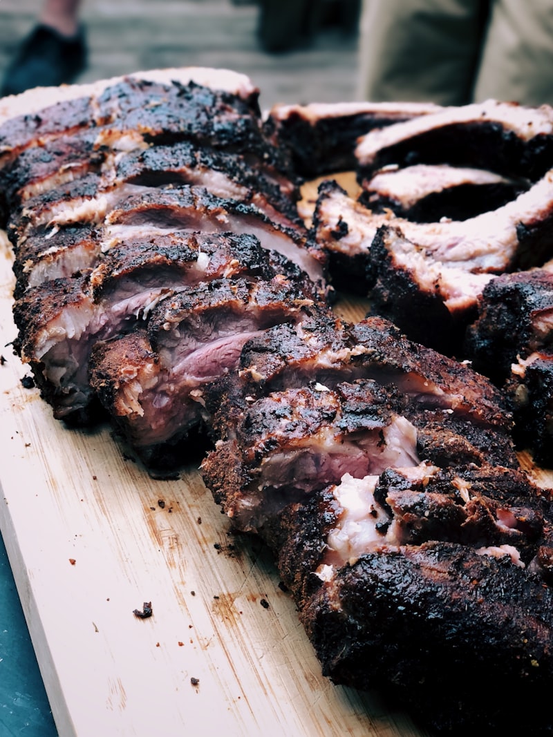 Slow-smoked BBQ platter