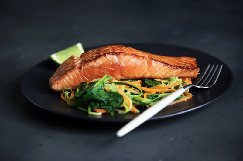 Five-star plated fish dish